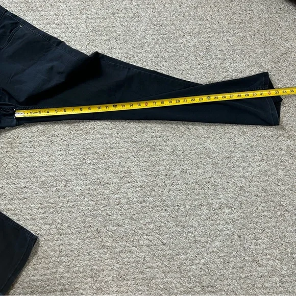 Levi's 511 All Weather Tech Straight Jeans Mens 38x32 W38 L32 Black Denim Faded - Picture 10 of 13